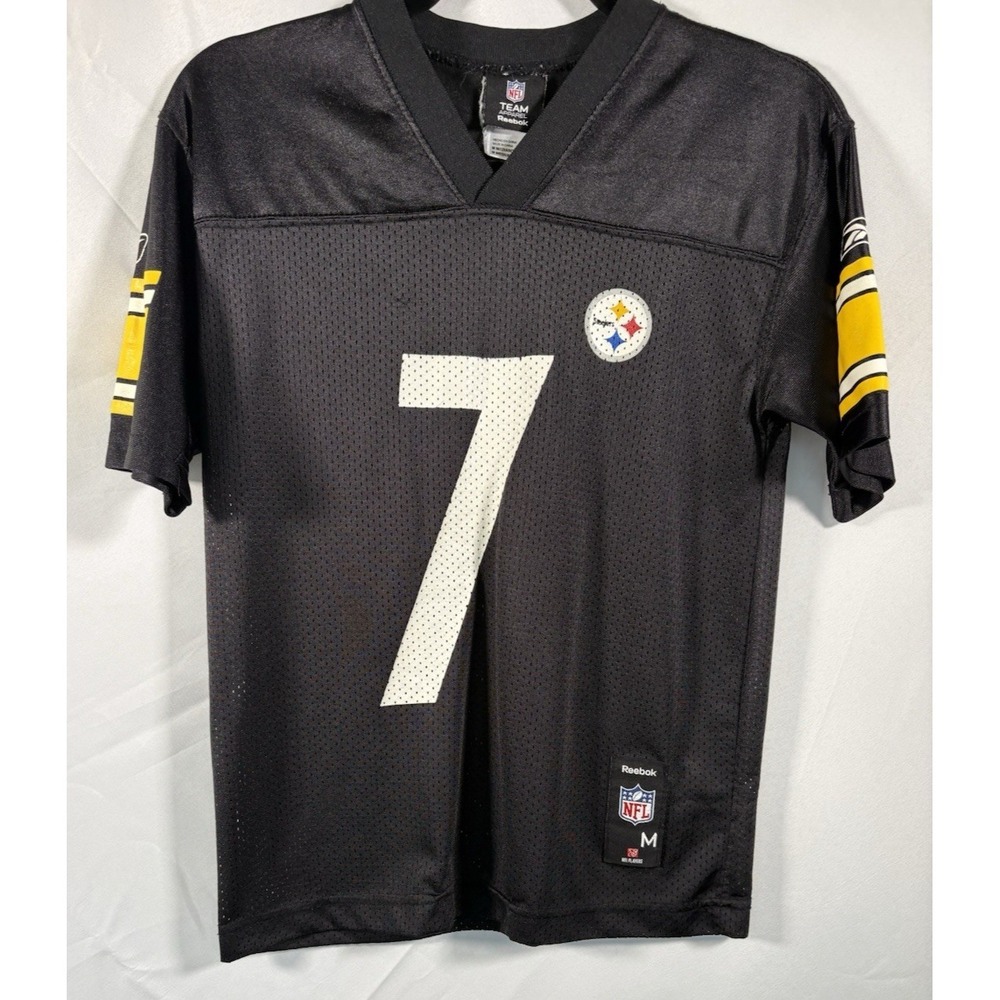 Reebok on field jersey size youth m pittsburgh steelers # 7 Ben Rothlisberger